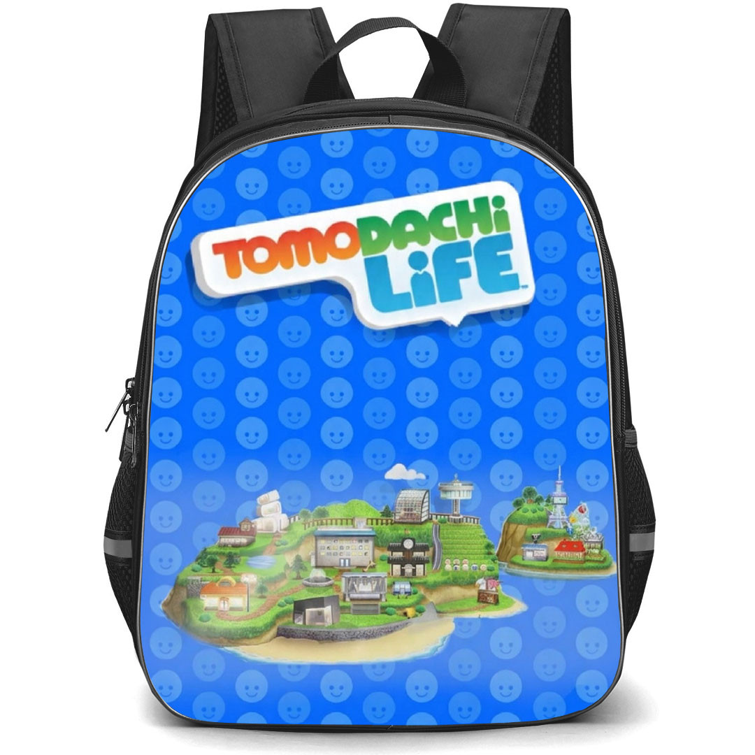 Tomodachi Life Backpack School Bag StudentPack - Tomodachi Life Island Series Poster