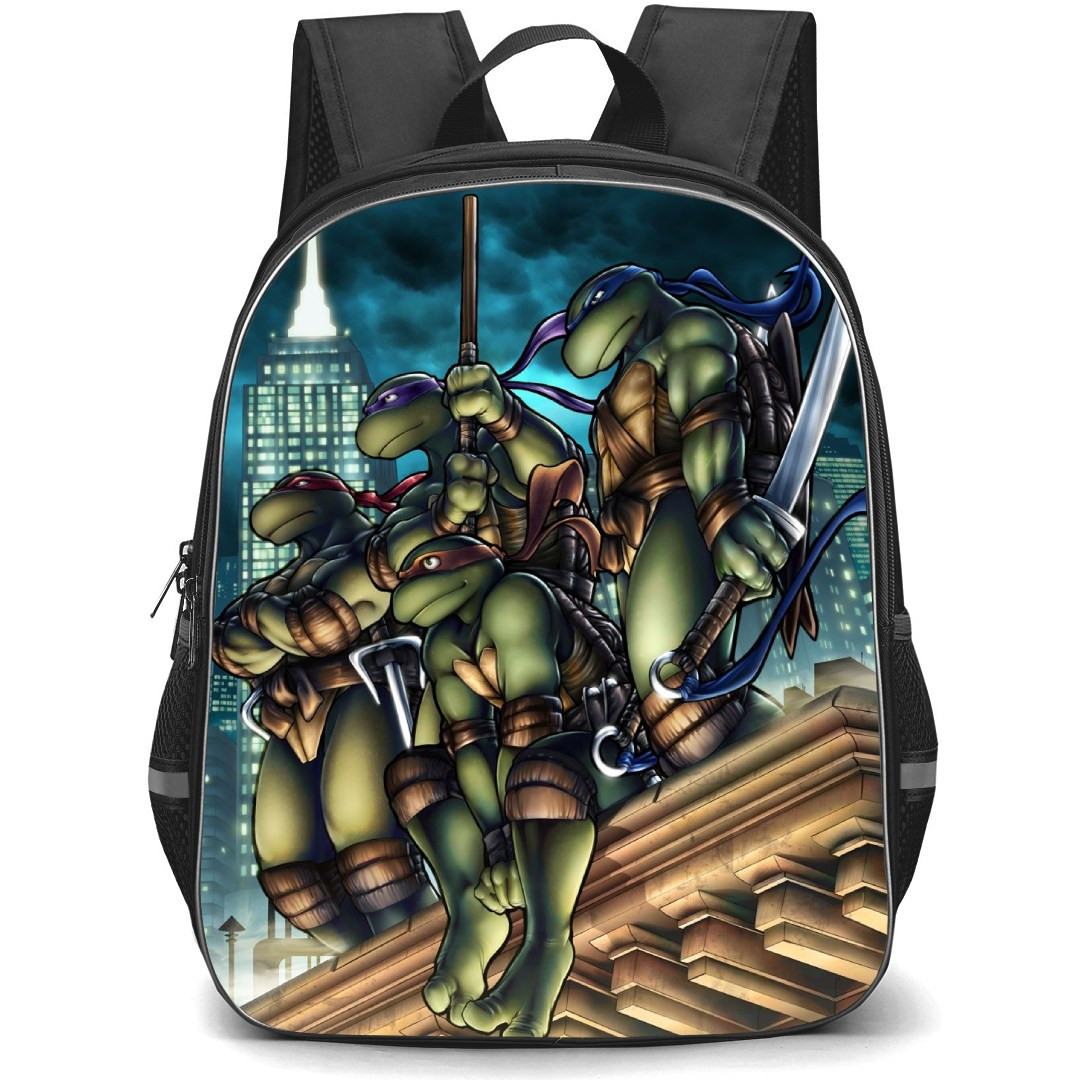Teenage Mutant Ninja Turtles Backpack StudentPack - Teenage Mutant Ninja Turtles Characters Side Portrait