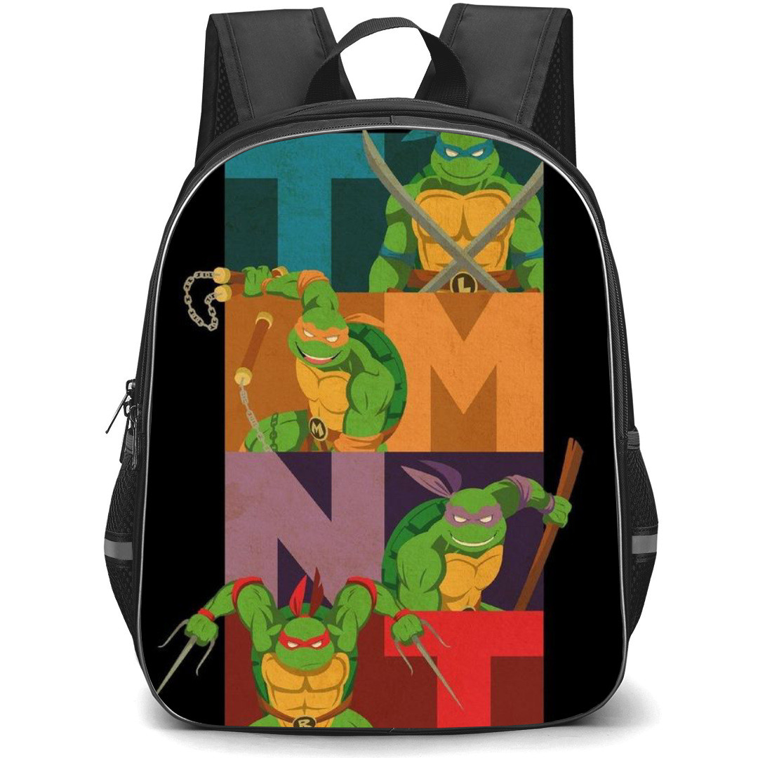 Teenage Mutant Ninja Turtles Backpack StudentPack - Teenage Mutant Ninja Turtles Characters TMNT Poster