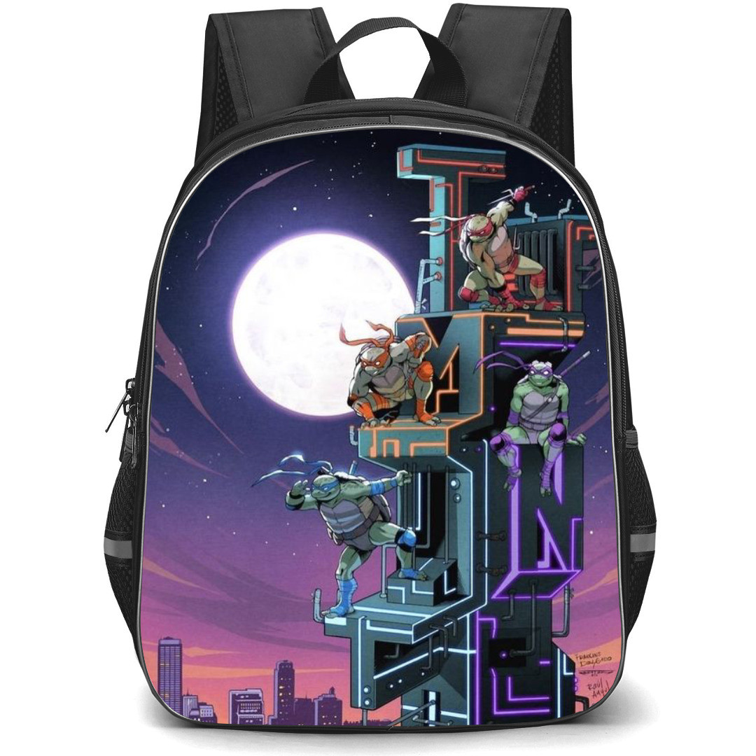 Teenage Mutant Ninja Turtles Backpack StudentPack - Teenage Mutant Ninja Turtles Characters Top Of The Building