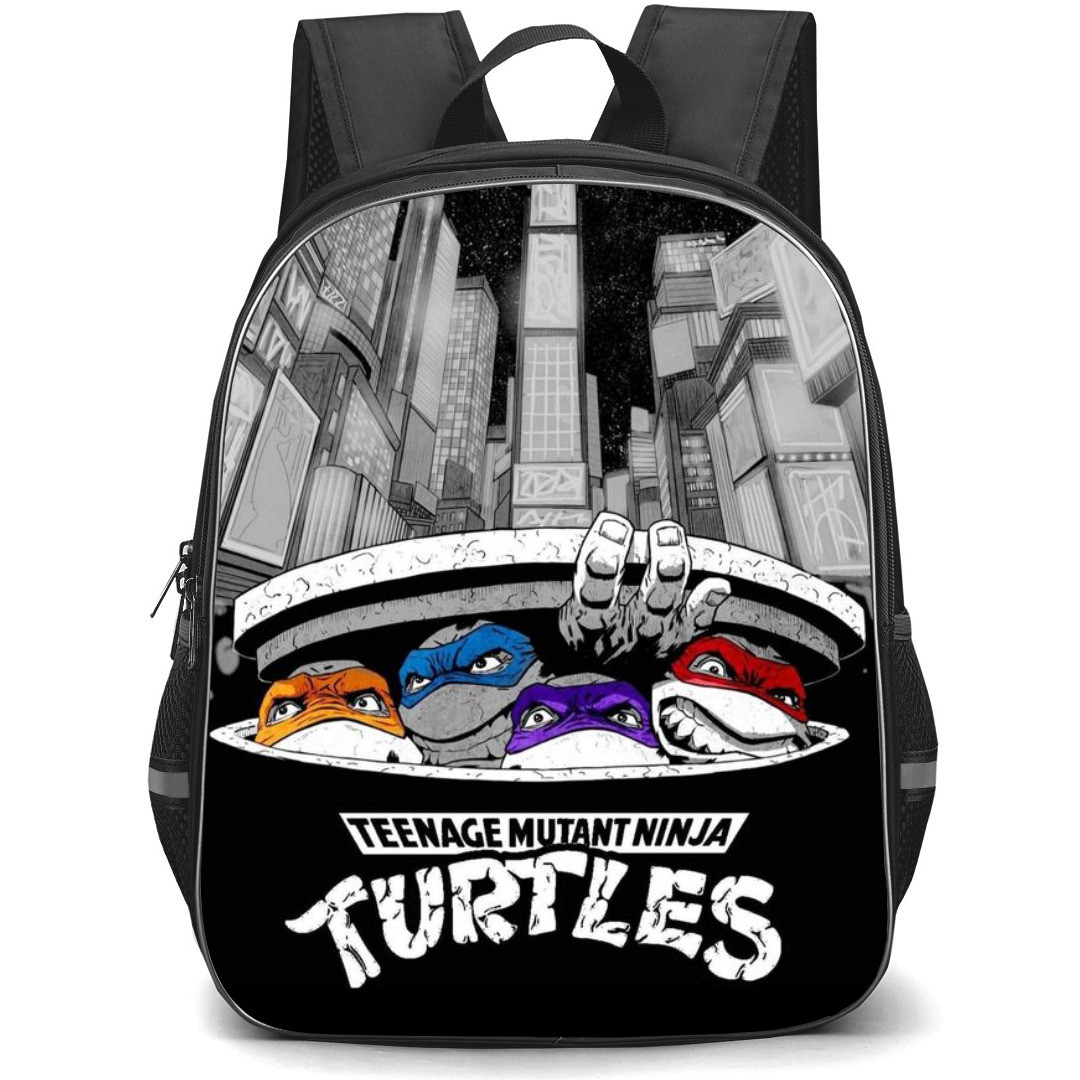 Teenage Mutant Ninja Turtles Backpack StudentPack - Teenage Mutant Ninja Turtles Characters Under Sewage