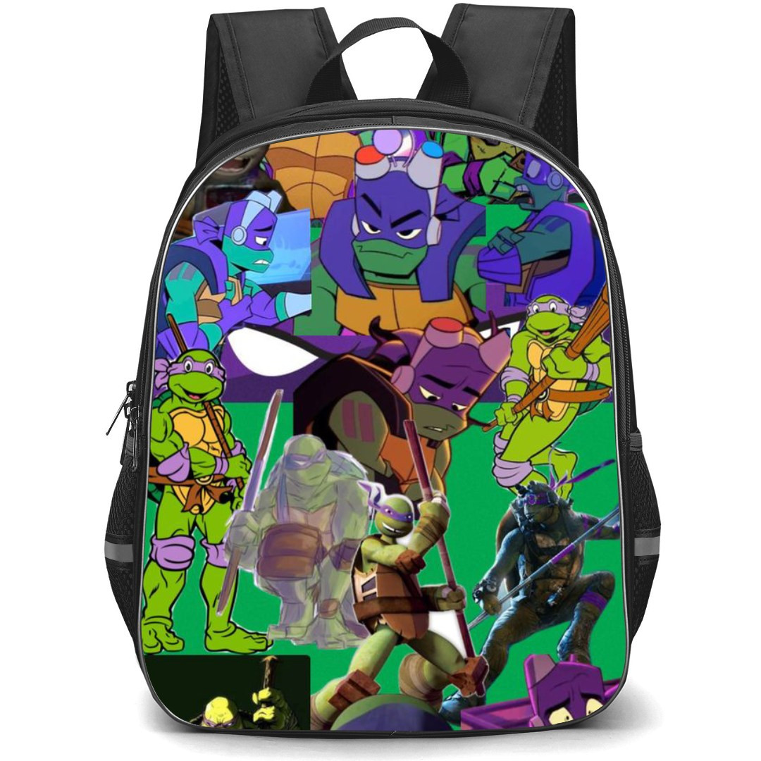 Teenage Mutant Ninja Turtles Donatello Backpack StudentPack - Donatello Green Collage