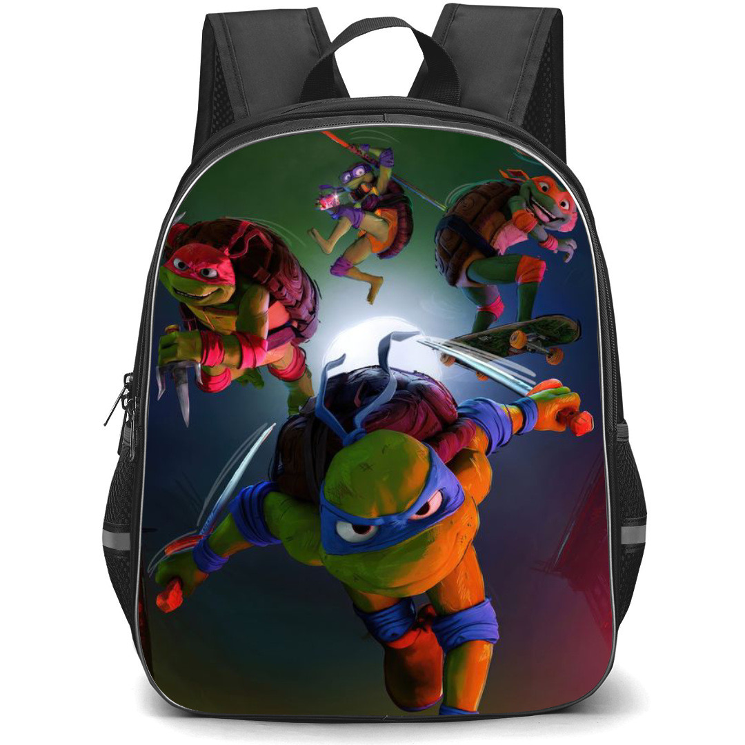 Teenage Mutant Ninja Turtles Backpack StudentPack - Mutant Mayhem Flying