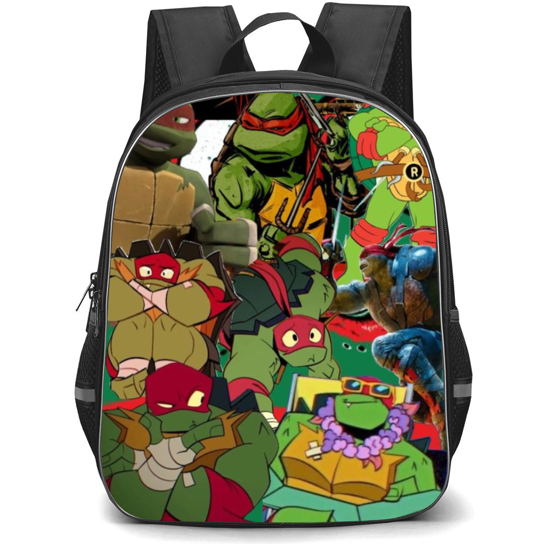Teenage Mutant Ninja Turtles Raphael Backpack StudentPack - Raphael Collage On Green Background
