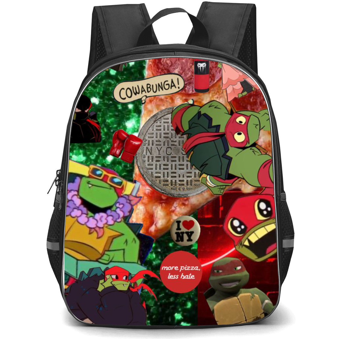 Teenage Mutant Ninja Turtles Raphael Backpack StudentPack - Raphael Red And Green Collage