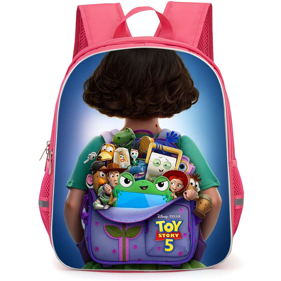 Toy Story 5 Backpack School Bag StudentPack - Toy Story 5 Bonnie School Bag Full Cast Poster