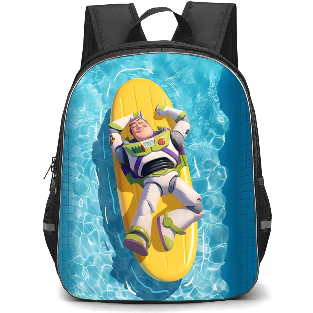 Toy Story Buzz Lightyear Backpack StudentPack - Buzz Lightyear Lying On Pool Poster