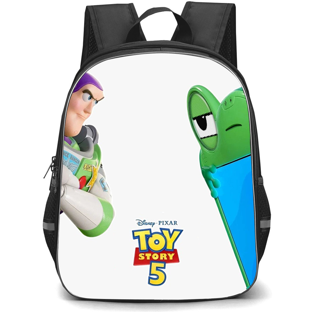 Toy Story 5 Backpack School Bag StudentPack - Toy Story 5 Buzz Lightyear And Green Frog Tablet Sticker