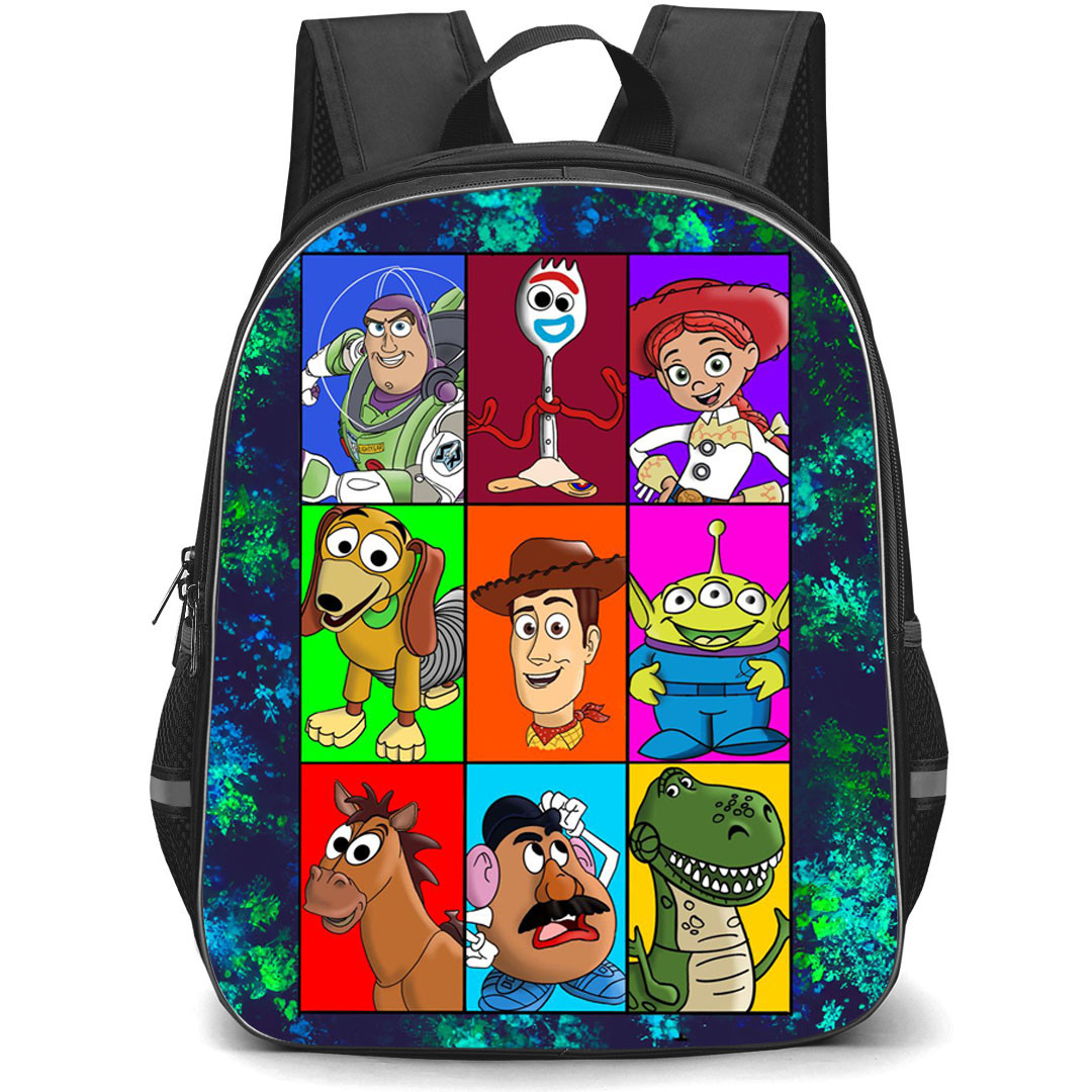 Toy Story Backpack StudentPack - Characters Cartoon Art Wallpaper