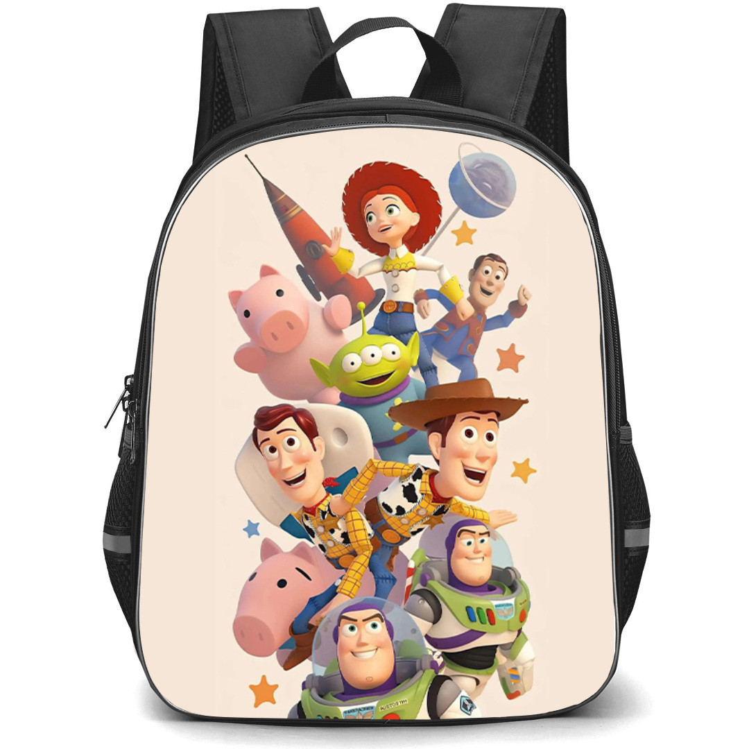 Toy Story Backpack StudentPack - Toy Story Characters On Beige Background