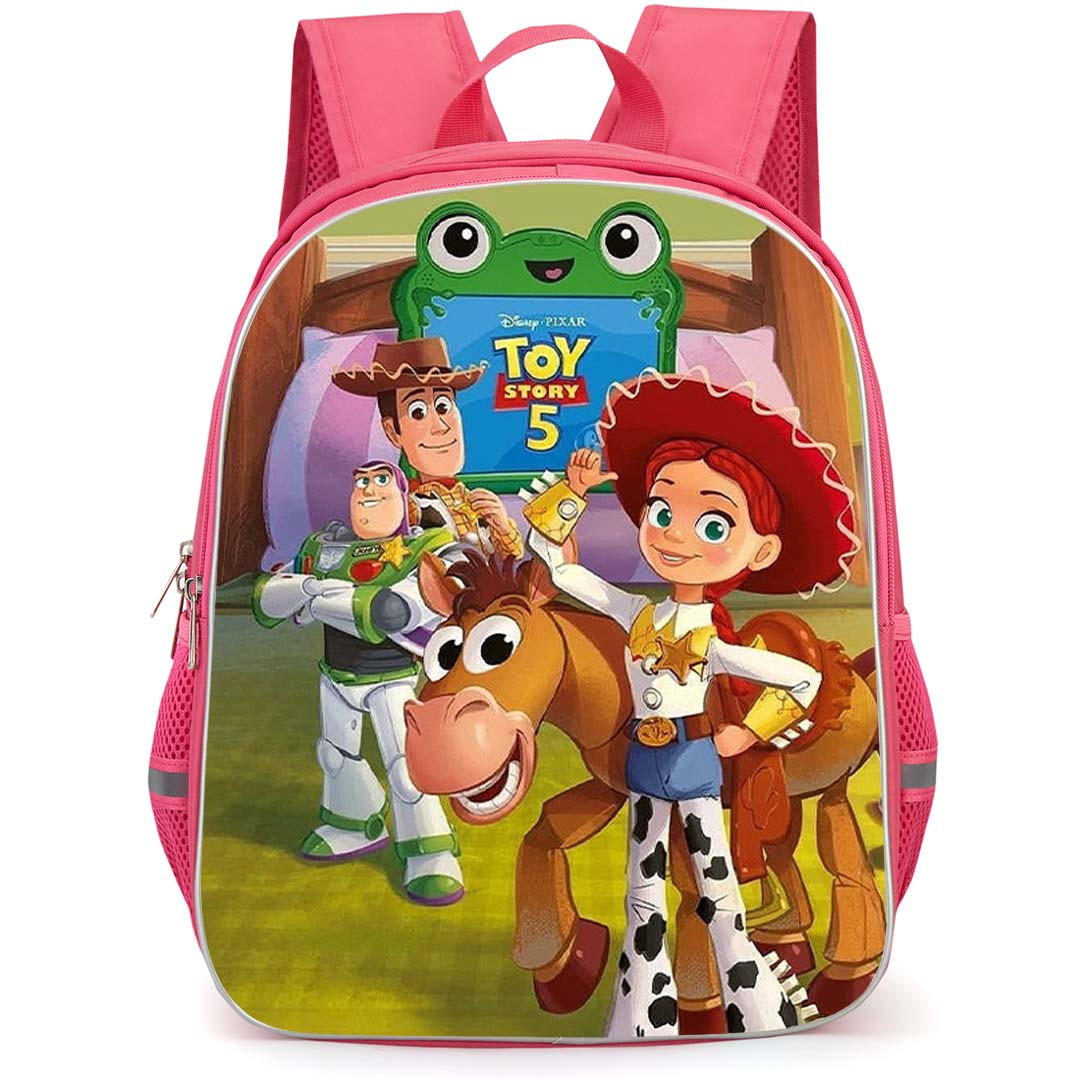 Toy Story 5 Backpack School Bag StudentPack - Toy Story 5 Classic Characters Cartoon Poster