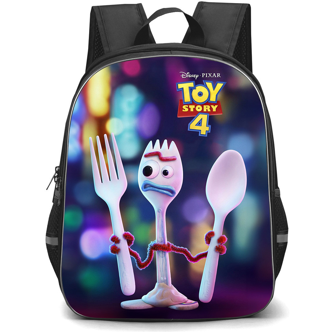 Toy Story Forky Backpack StudentPack - Forky Confused Portrait 3D Art