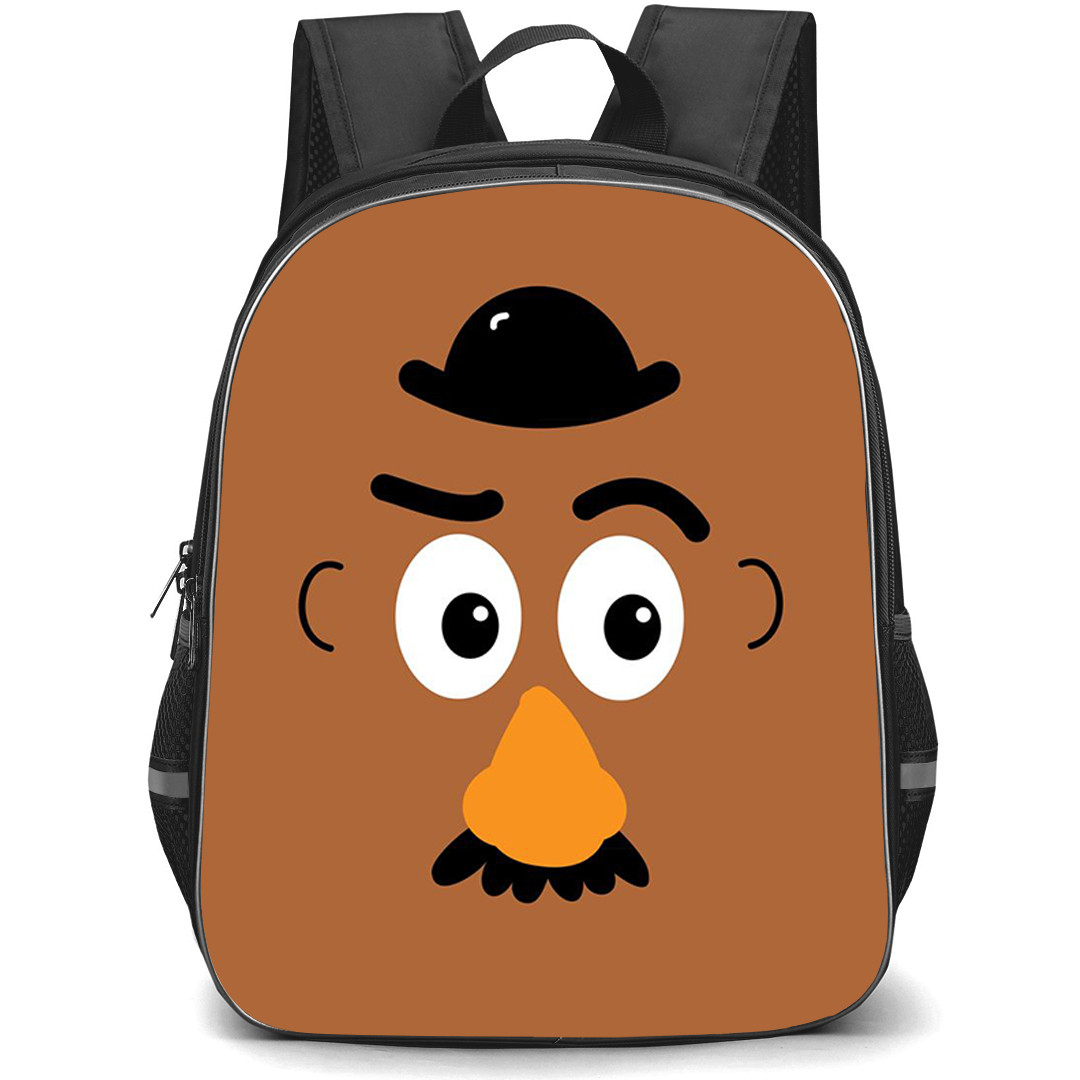 Toy Story Mr. Potato Head Backpack StudentPack - Mr. Potato Head Brown Background Cartoon Art