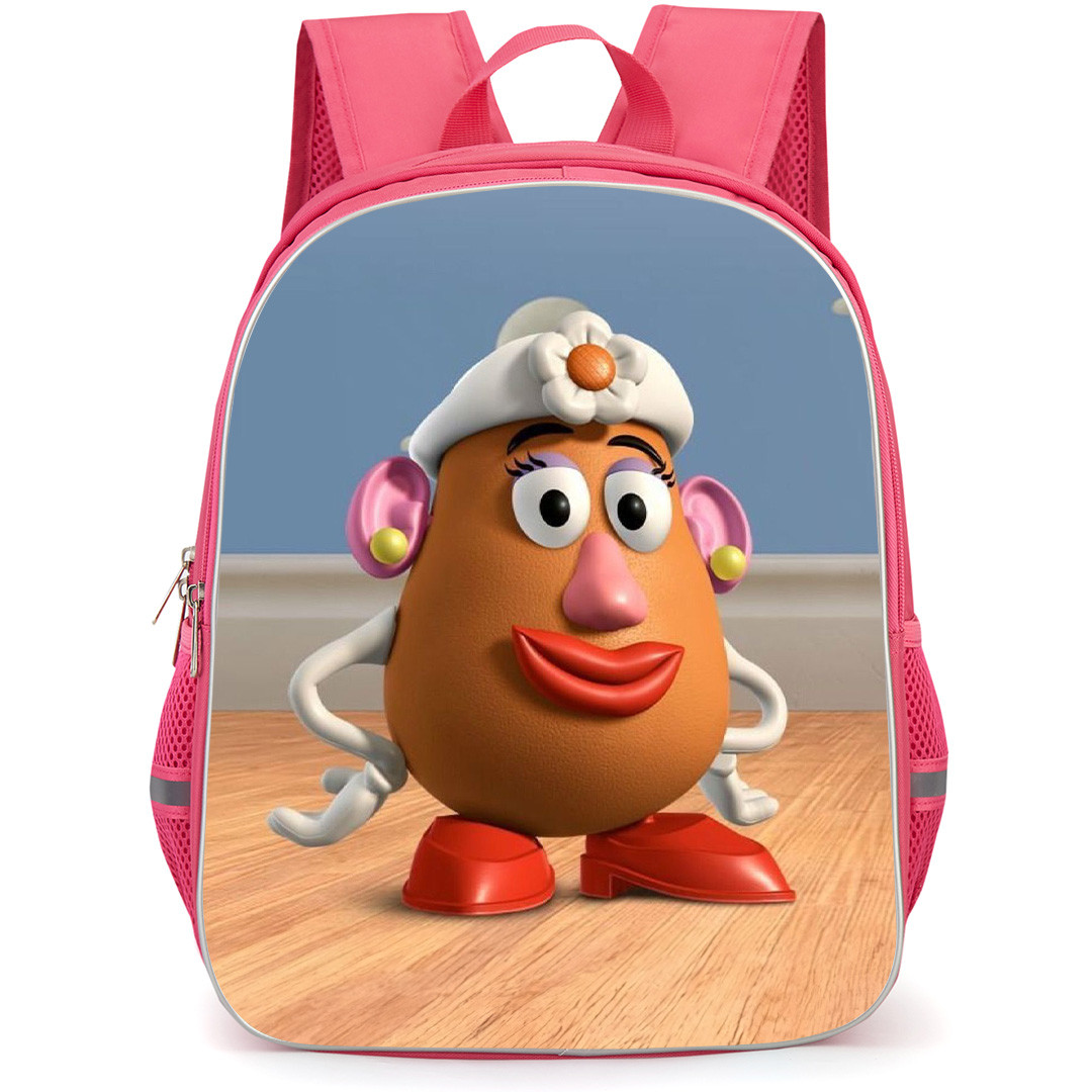 Toy Story Mrs. Potato Head Backpack StudentPack - Mrs. Potato Head Portrait Clouds Background 3D Art