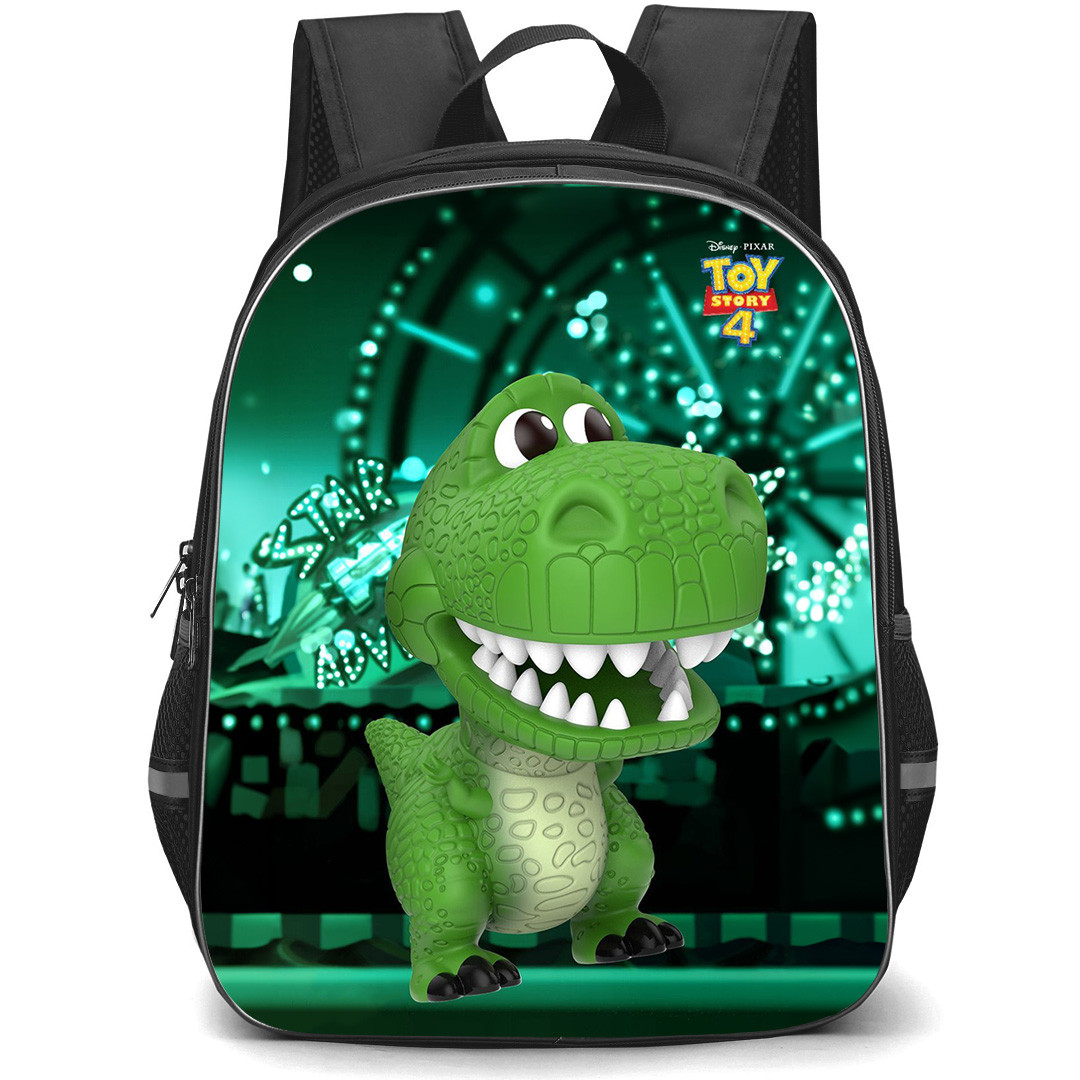 Toy Story Rex Head Backpack StudentPack - Rex At A Carnival 3D Art
