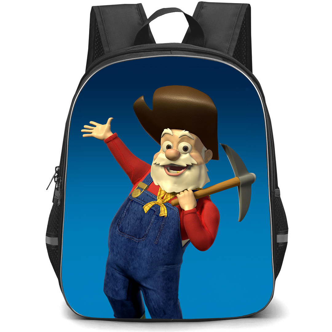 Toy Story Stinky Pete Backpack StudentPack - Stinky Pete Portrait Blue Background