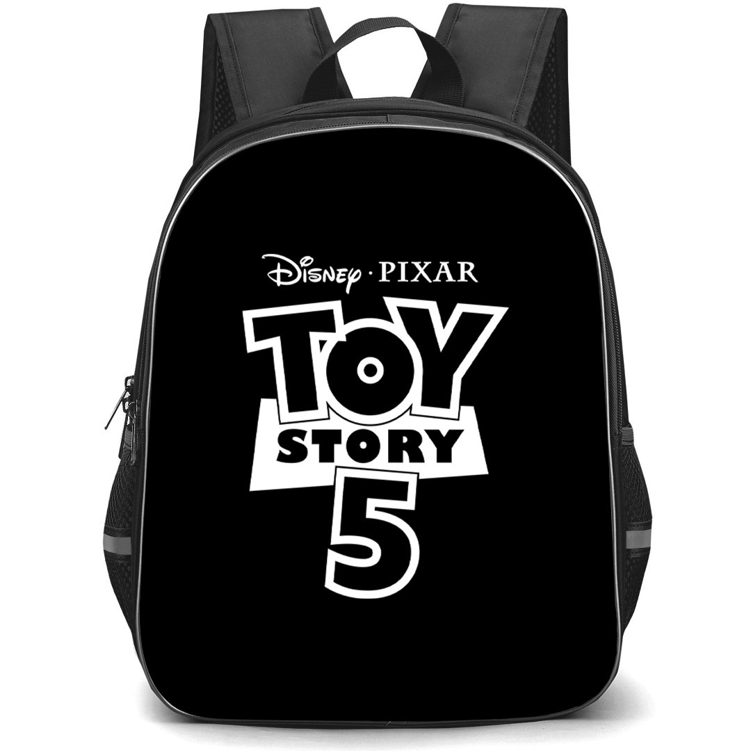 Toy Story 5 Backpack School Bag StudentPack - Toy Story 5 White Logo Sticker