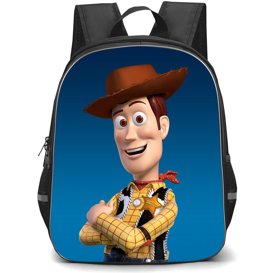 Toy Story Woody Backpack StudentPack - Woody Portrait Blue Background