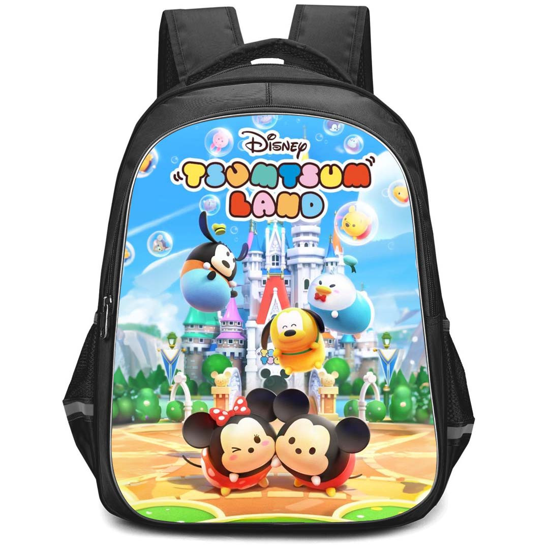 Disney Tsum Tsum Backpack StudentPack - Disney Tsum Tsum Land Official Poster