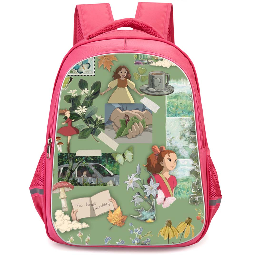 The Secret World of Arrietty Backpack StudentPack - Arrietty Nature And Green Poster