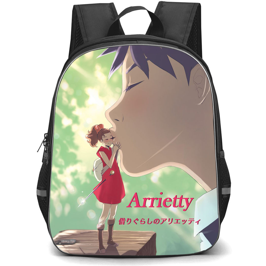 The Secret World of Arrietty Backpack StudentPack - The Secret World of Arrietty Sho kisses Arrietty Anime Poster