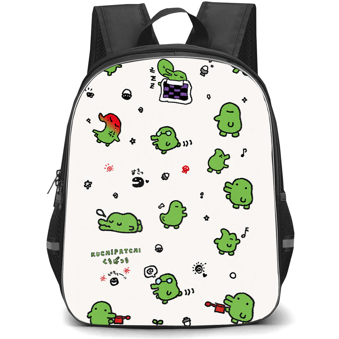 Tamagotchi Kuchipatchi Backpack School Bag StudentPack - Kuchipatchi Cute Expressions Pattern Art Poster