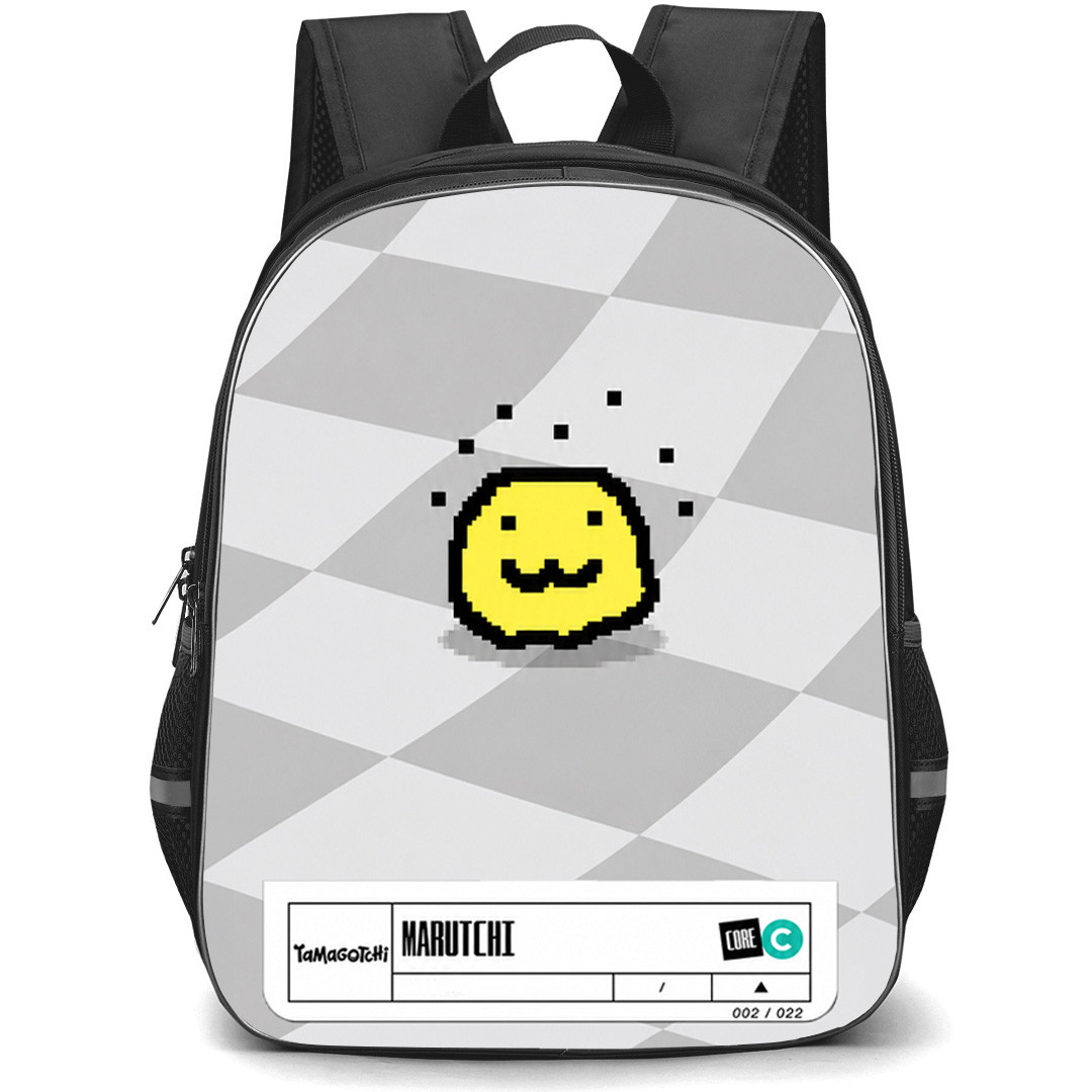 Tamagotchi Marutchi Backpack School Bag StudentPack - Marutchi Kawaii Retro Digital Pet Art Poster