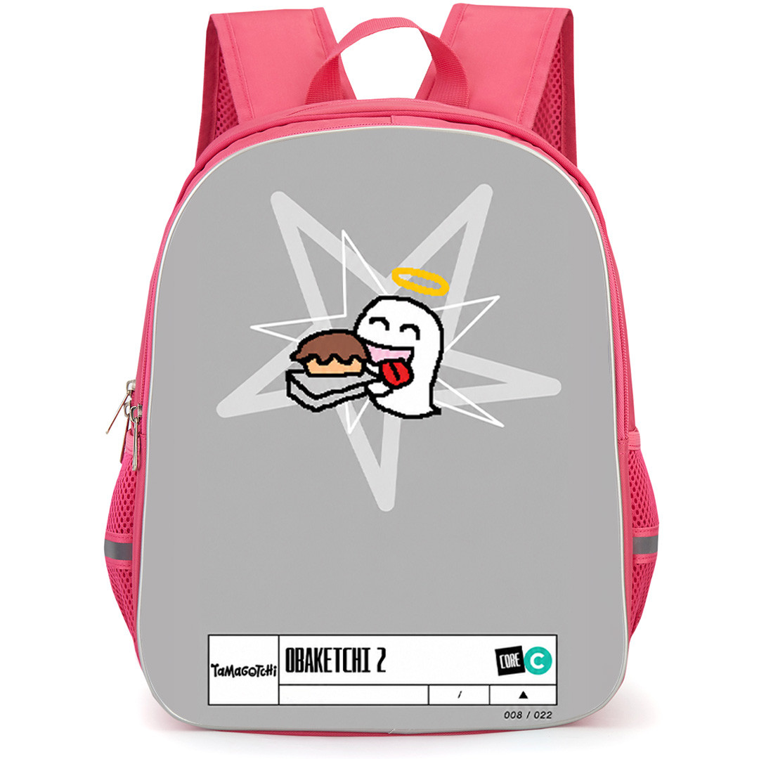 Tamagotchi Obaketchi Backpack School Bag StudentPack - Obaketchi Adorable Ghost Character Poster