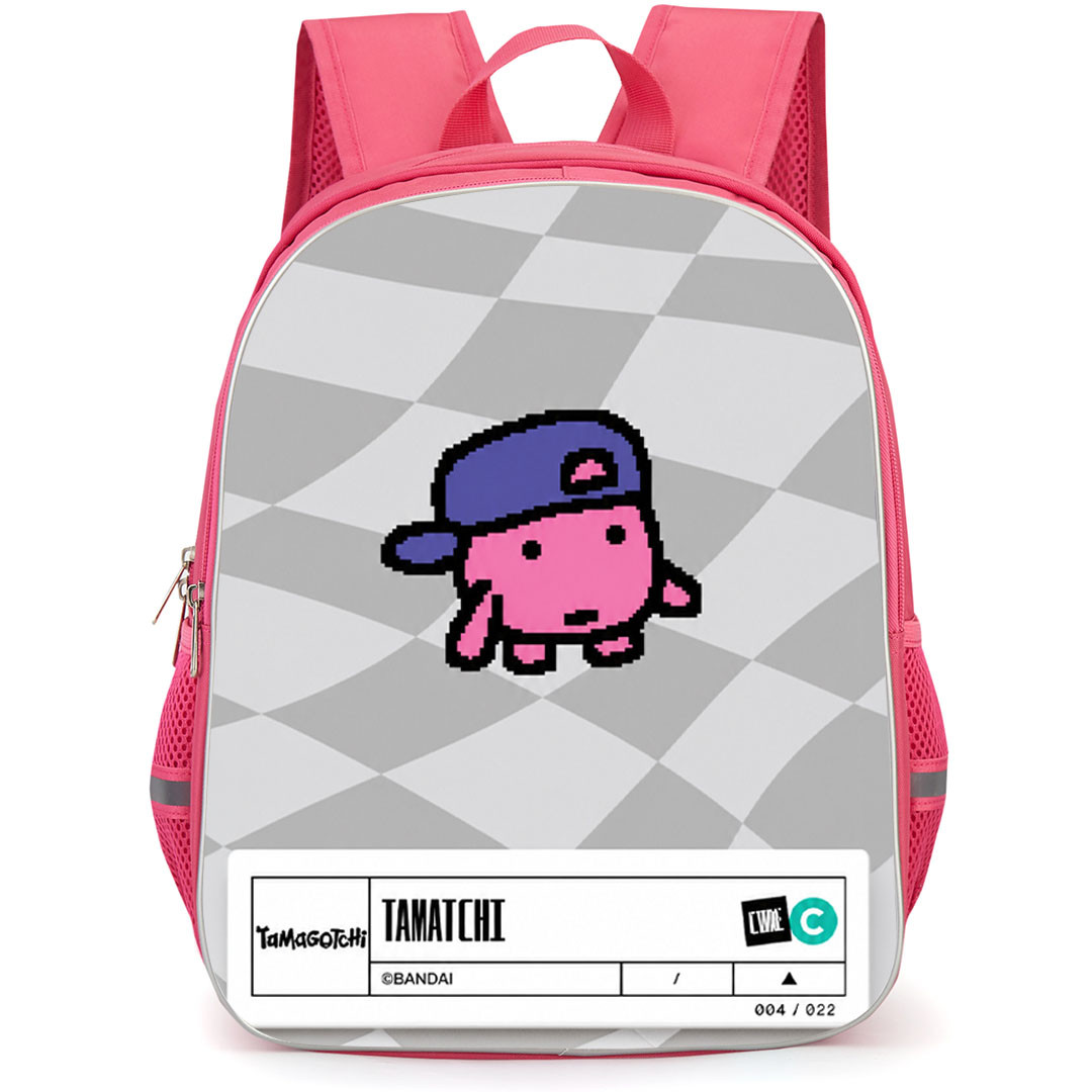 Tamagotchi Tamatchi Backpack School Bag StudentPack - Tamatchi Chase Card Poster