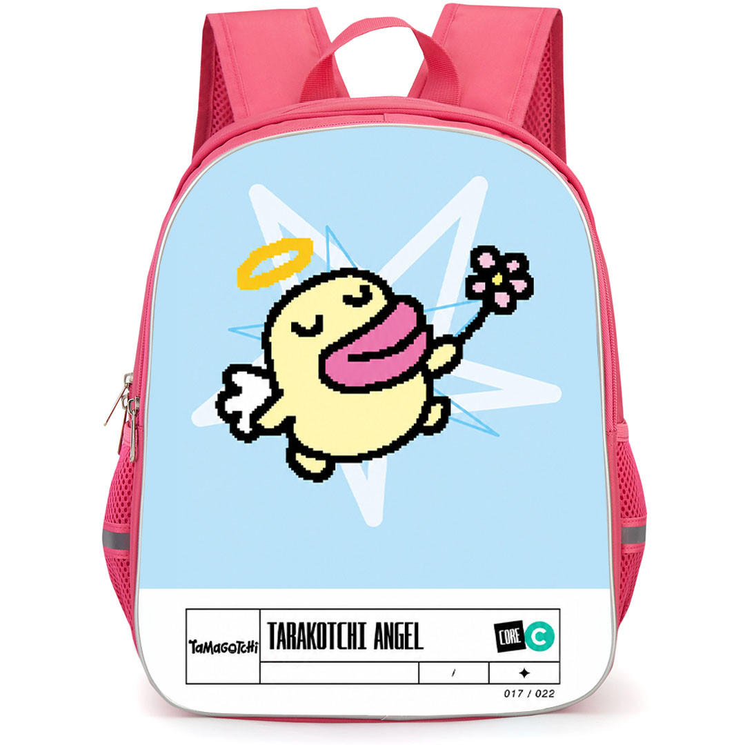 Tamagotchi Tarakotchi Backpack School Bag StudentPack - Tarakotchi Cute Angel Virtual Pet Character Poster