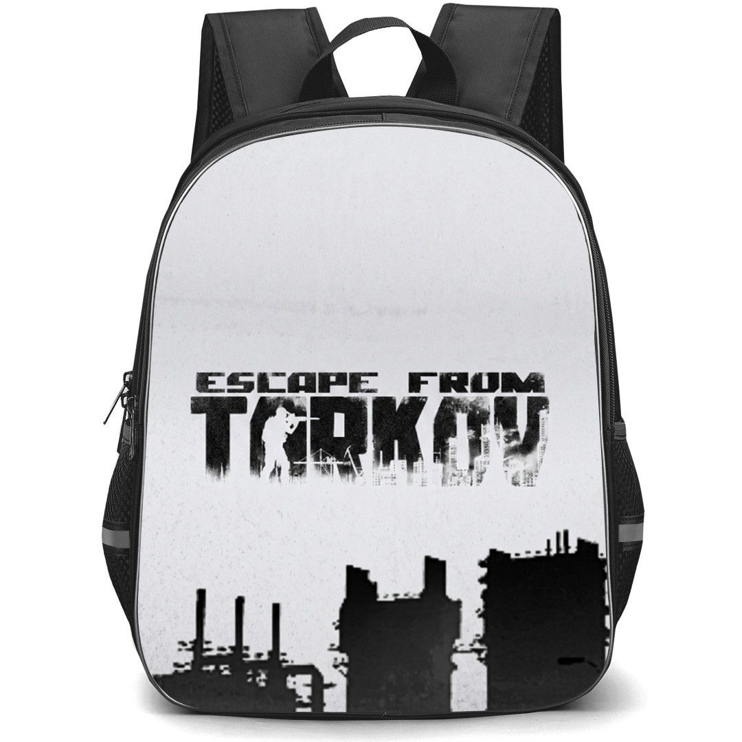 Escape From Tarkov Backpack School Bag StudentPack - Escape From Tarkov Silhouette Logo Art Poster