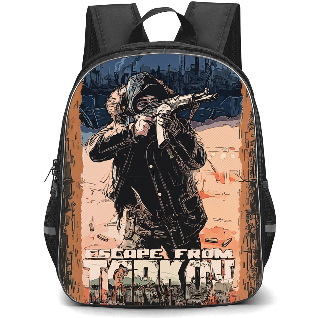 Escape From Tarkov Backpack School Bag StudentPack - Escape From Tarkov Sketch Art Poster