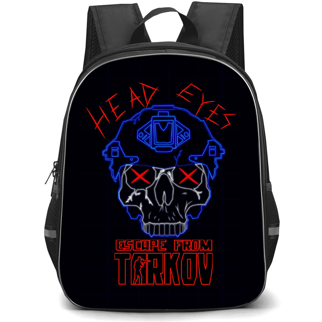 Escape From Tarkov Backpack School Bag StudentPack - Escape From Tarkov Skull Neon Art