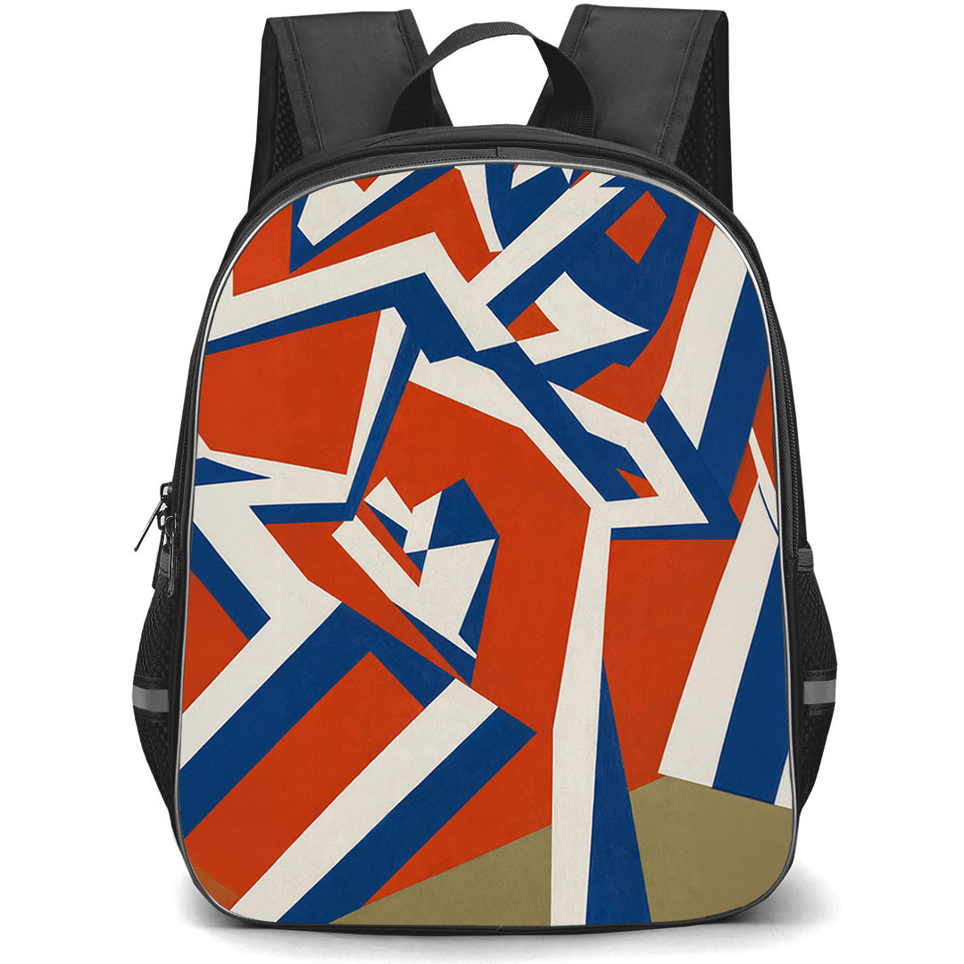 Tate Backpack School Bag StudentPack - Tate The Mud Bath Geometric Abstract Poster