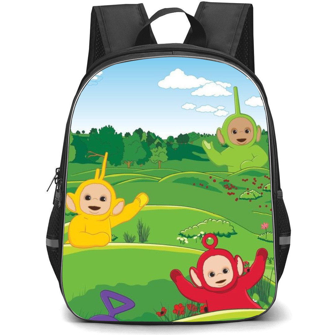 Teletubbies Backpack StudentPack - Teletubbies Greeting in the Hills