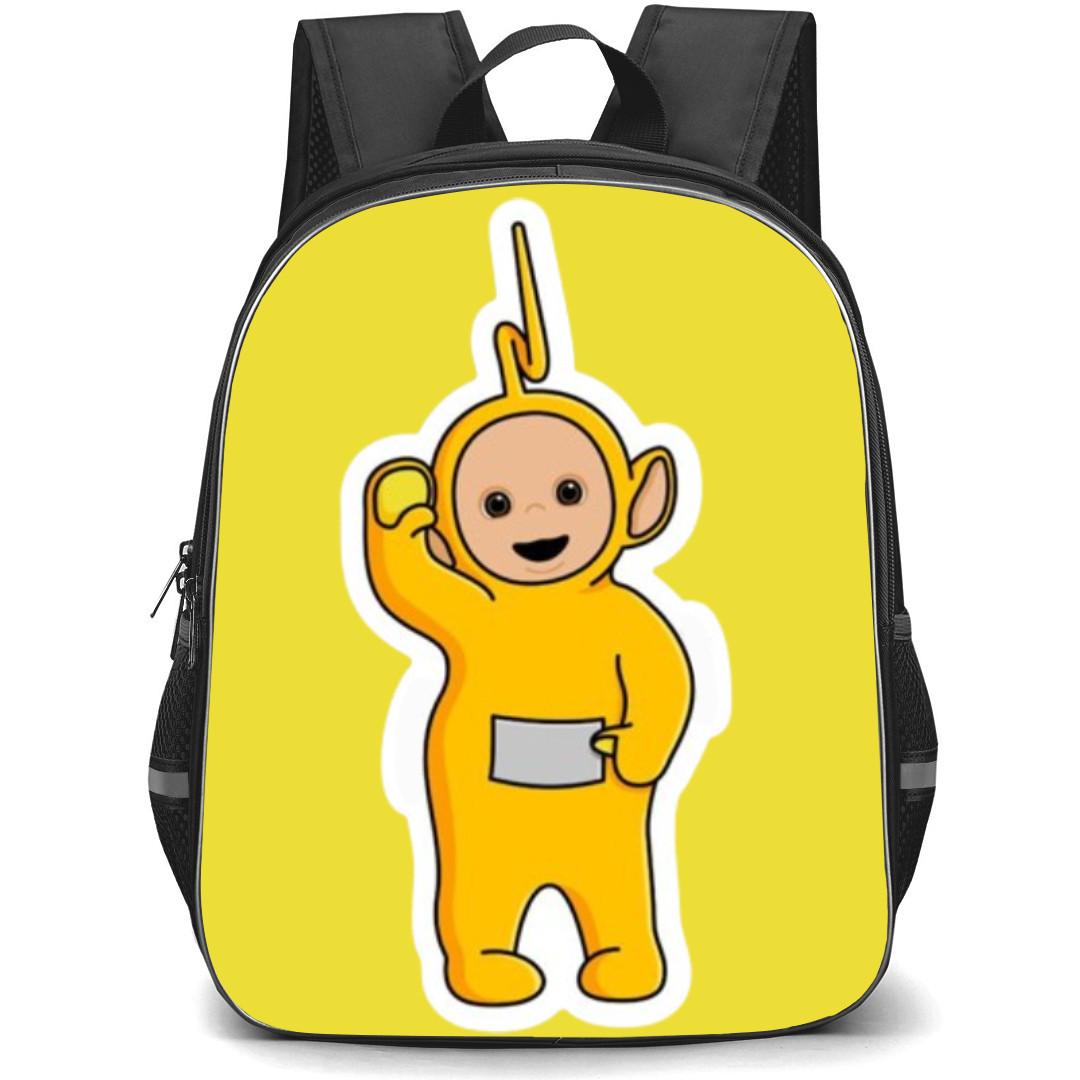 Teletubbies Laa Laa Backpack StudentPack - Laa Laa Waving Right Hand