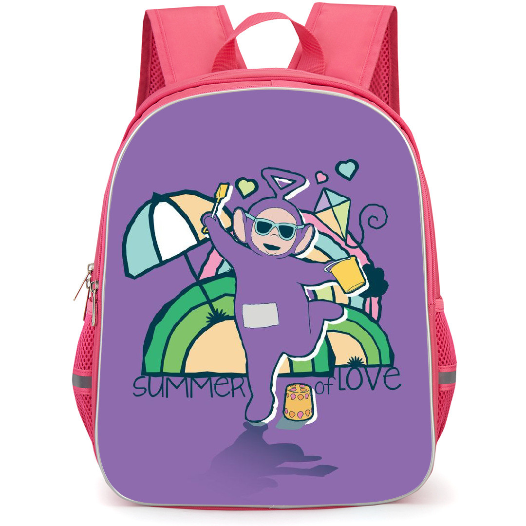 Teletubbies Tinky Winky Backpack StudentPack - Tinky Winky Summer of Love