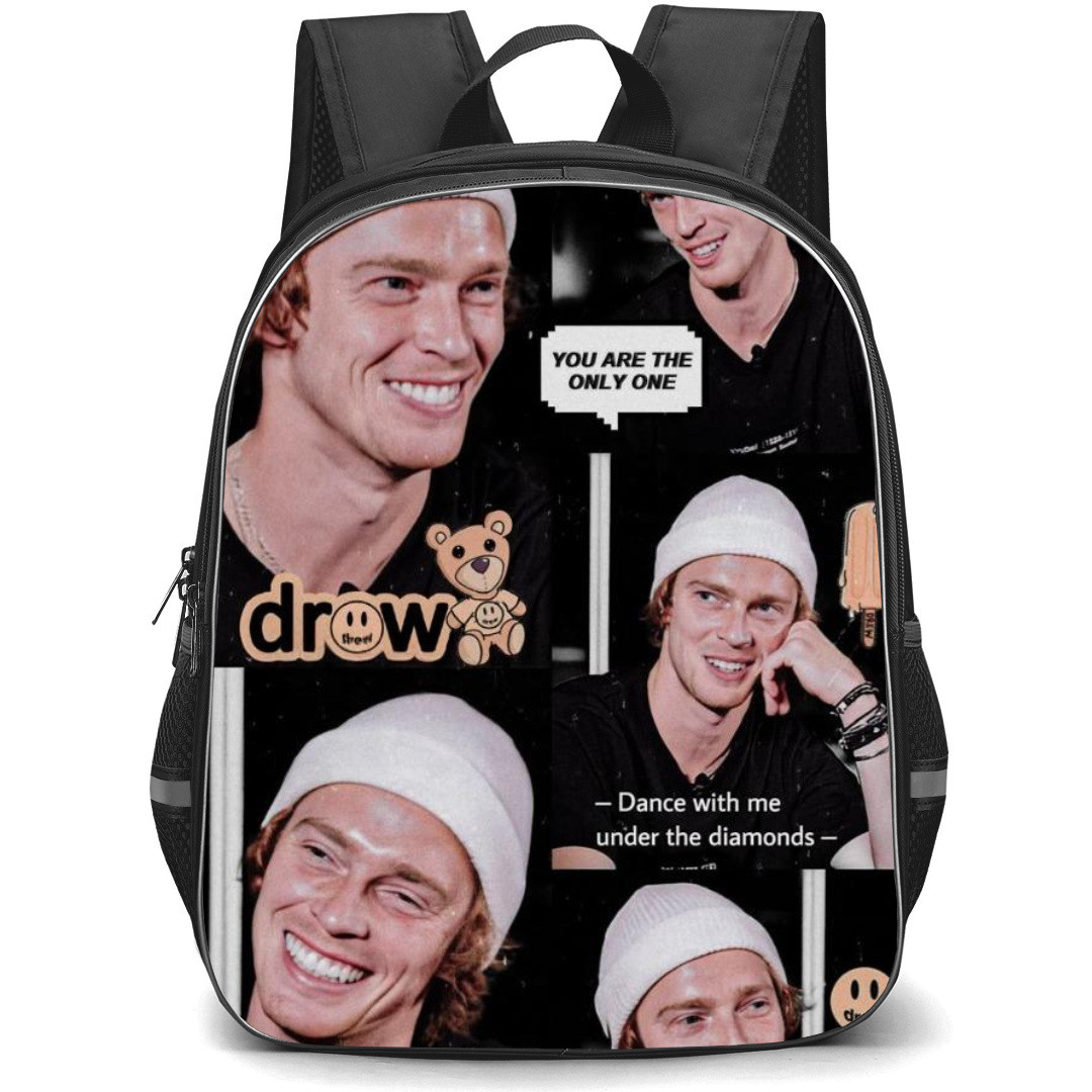 Andrey Rublev Backpack School Bag StudentPack - Andrey Rublev Aesthetic Collage Art