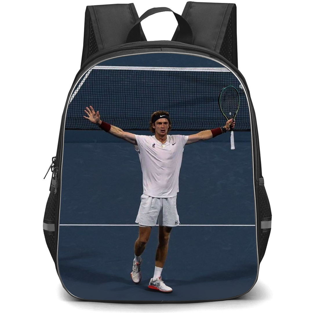 Andrey Rublev Backpack School Bag StudentPack - Andrey Rublev Victory T Posing Picture