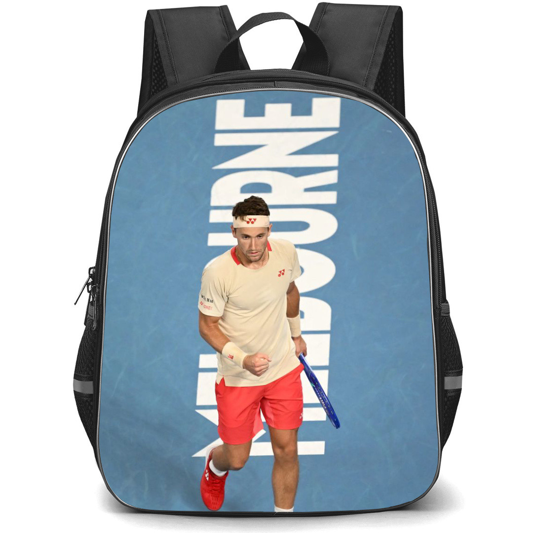 Casper Ruud Backpack School Bag StudentPack - Casper Ruud Fierce Playing Walk Portrait