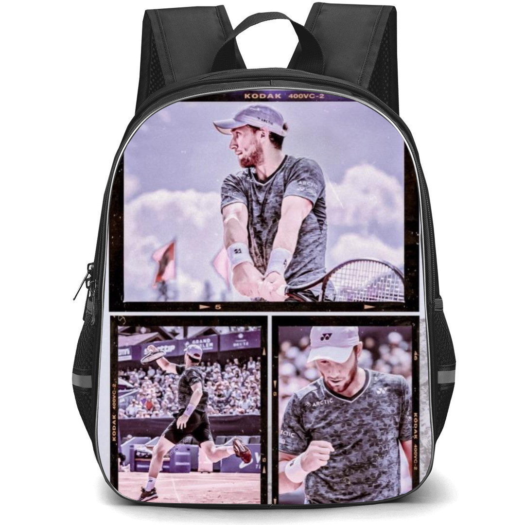 Casper Ruud Backpack School Bag StudentPack - Casper Ruud Kodak Portrait Playing Collage