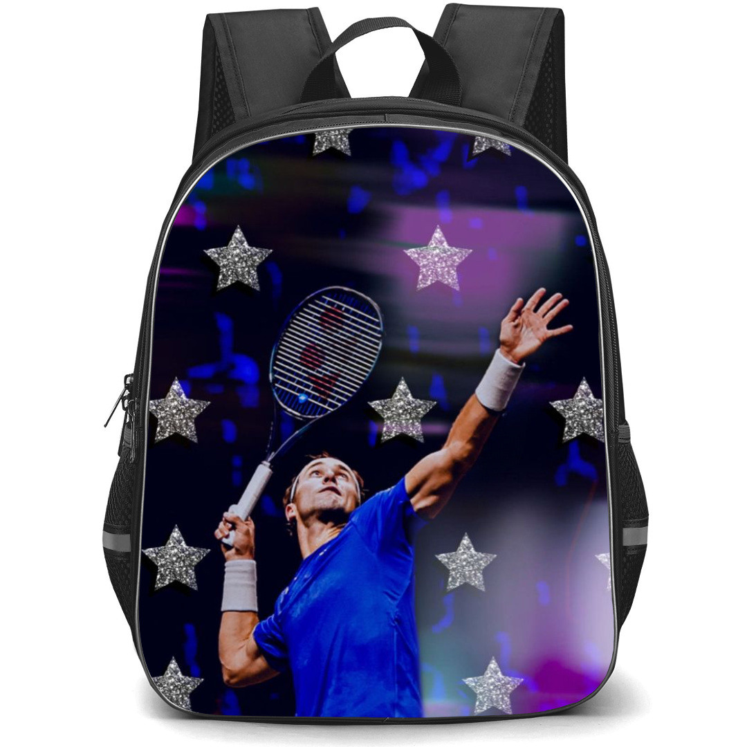 Casper Ruud Backpack School Bag StudentPack - Casper Ruud Striking Star Pattern Poster