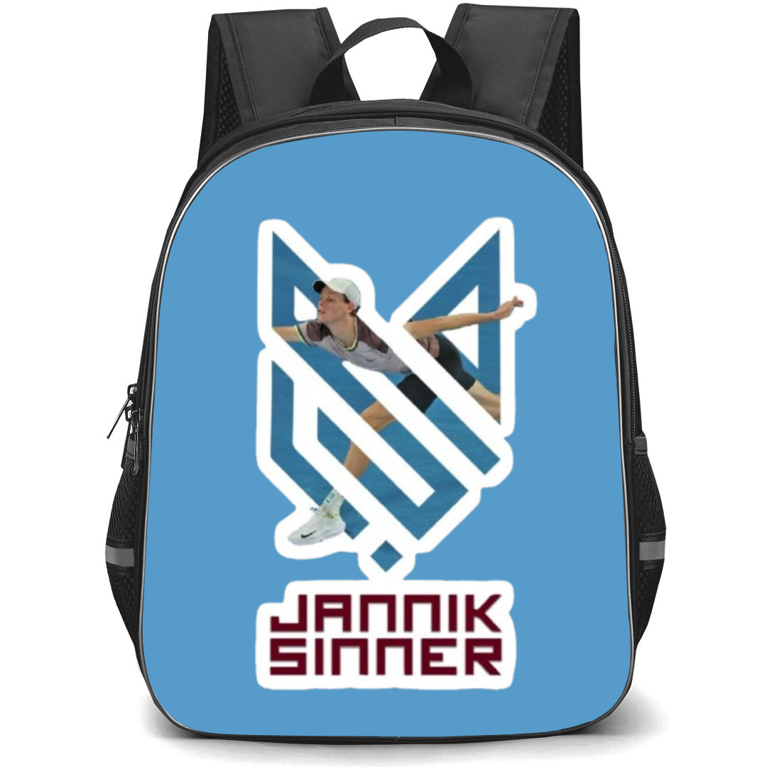 Jannik Sinner Backpack School Bag StudentPack - Jannik Sinner Striking Series Logo Sticker