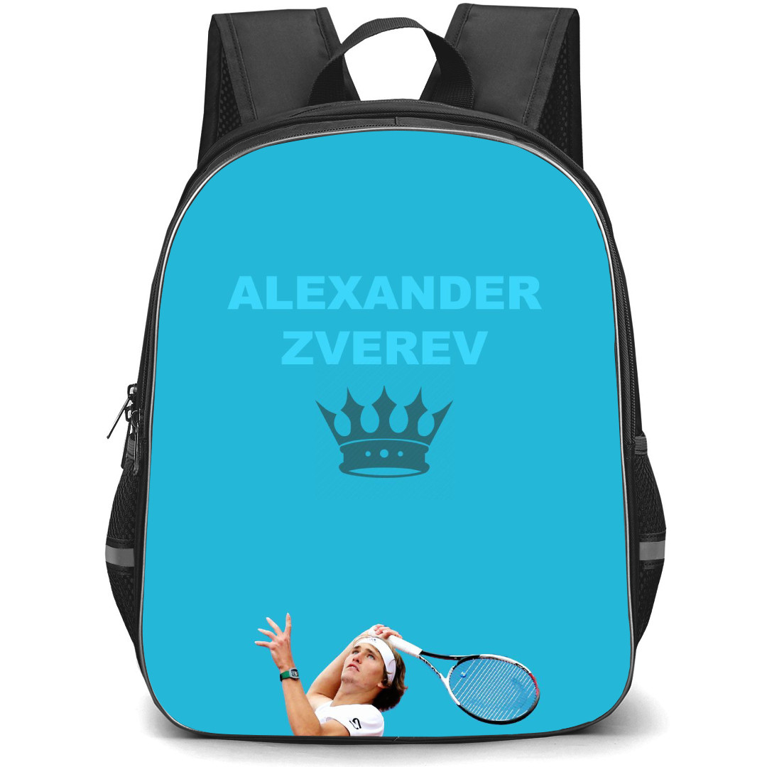 Alexander Zverev Backpack StudentPack - Alexander Zverev King Blue Background