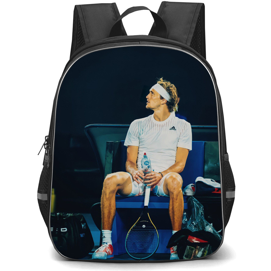 Alexander Zverev Backpack StudentPack - Alexander Zverev Sitting On Break