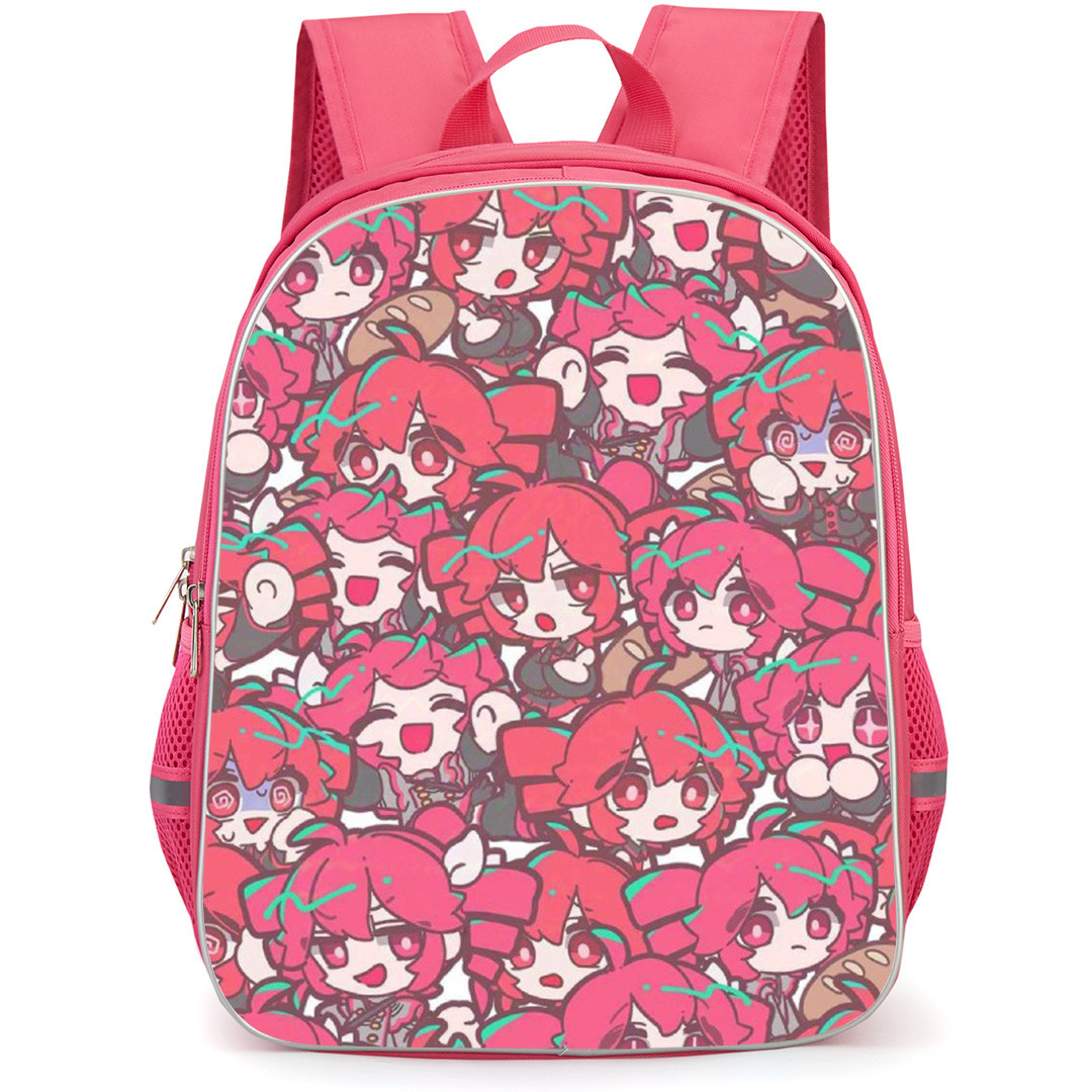 Teto Kasane Backpack School Bag StudentPack - Chibi Art Portrait Pattern Poster