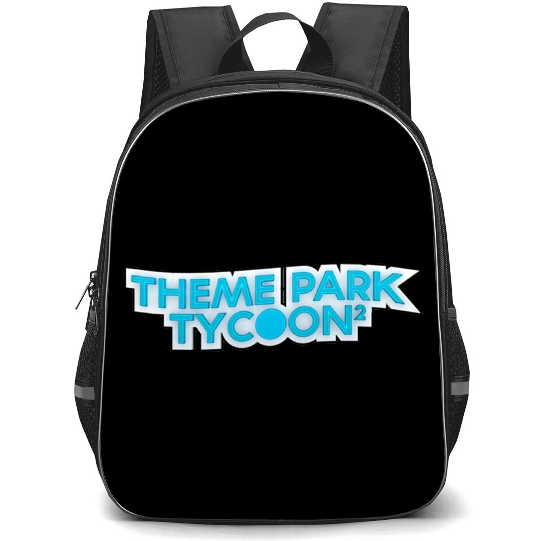 Roblox Theme Park Tycoon 2 Backpack School Bag StudentPack - Roblox Theme Park Tycoon 2 Game Logo Sticker