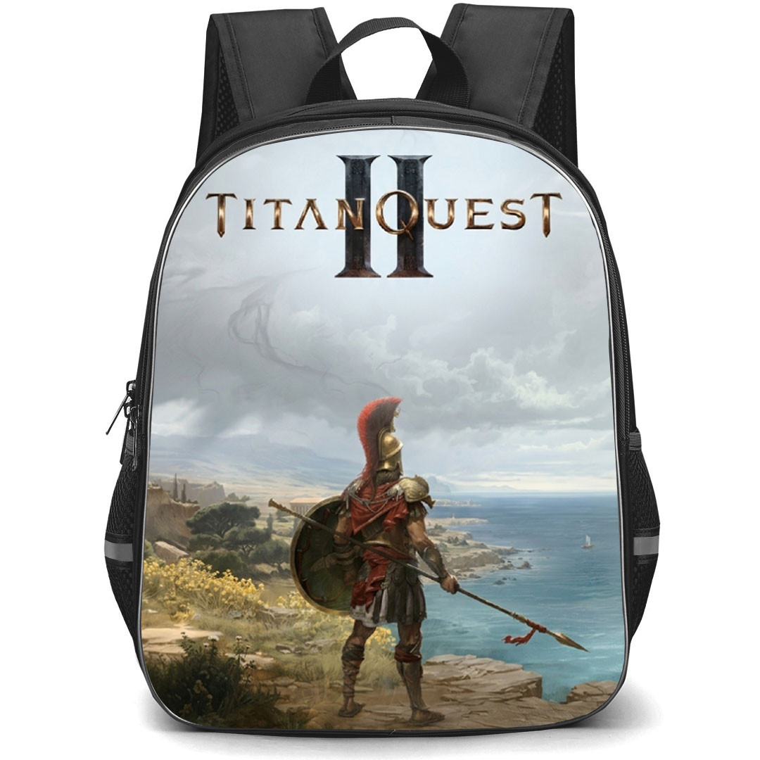 Titan Quest Backpack School Bag StudentPack - Titan Quest 2 Game Cover Art
