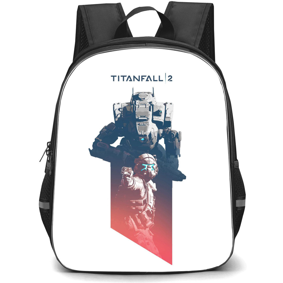 Titanfall Backpack School Bag StudentPack - Titanfall 2 Game Poster