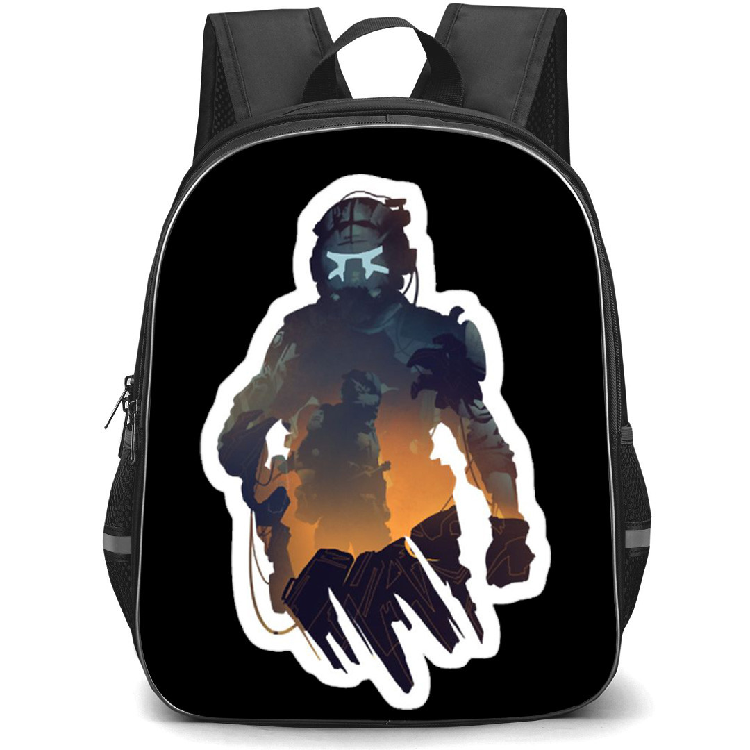 Titanfall Backpack School Bag StudentPack - Titanfall Pilot Overlay Sticker
